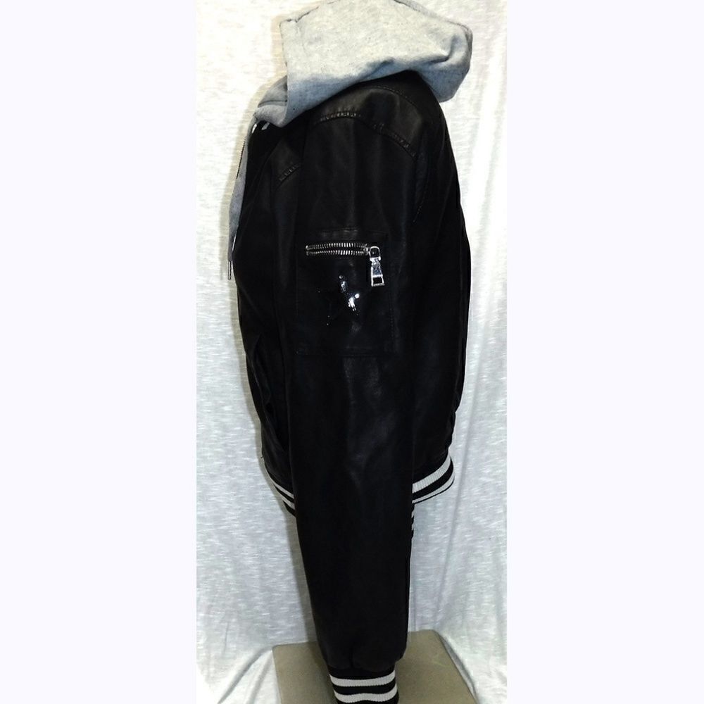 Madden black sequin star puffy jacket - Picture 2 of 4